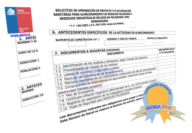 Documento Certificación Ambiental con sello