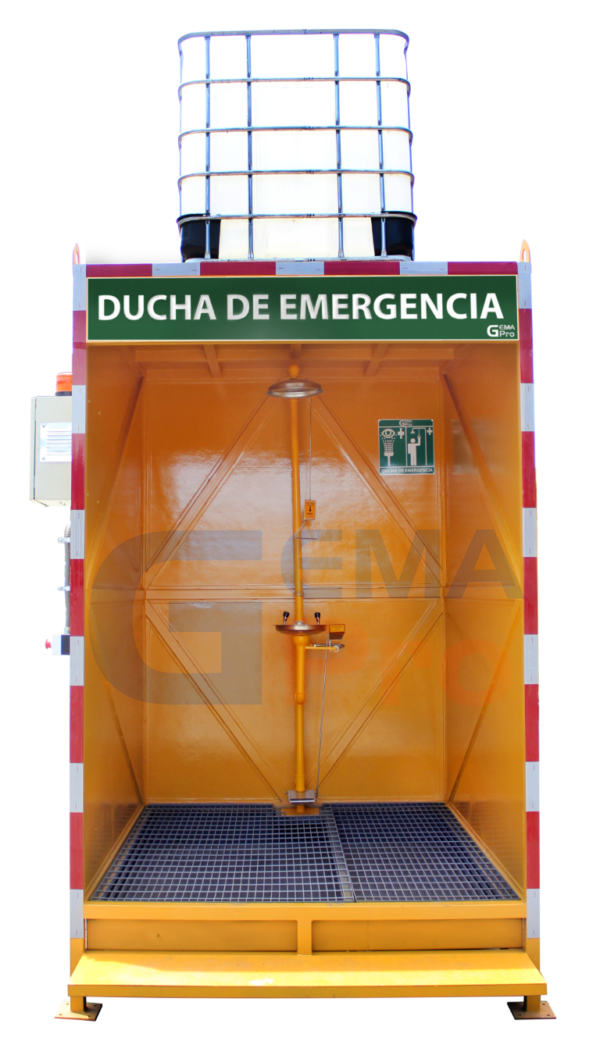 ducha de emergencia con cabina