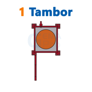 bodega de residuos y sustancias peligrosas Gemapro 1 tambor