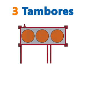 bodega de residuos y sustancias peligrosas Gemapro 3 tambores
