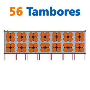 bodega de residuos y sustancias peligrosas Gemapro 56 tambores