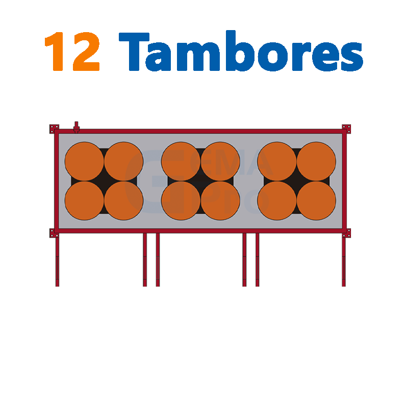 12 TAMBORES