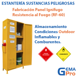 Estantería Sustancias Peligrosas Gemapro