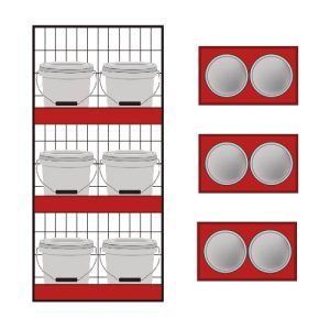 Estantería para sustancias peligrosas