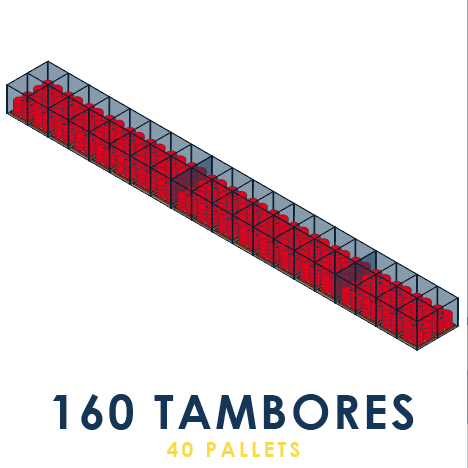 BSP-40 Bodegas Ensamblables_160 tambores