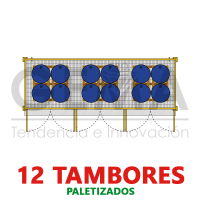 Bodega Sustancia y Residuos Peligrosos 12 Tambores pale