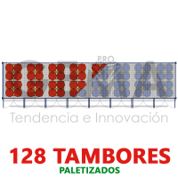Bodega Sustancia y Residuos Peligrosos 128 Tambores pale