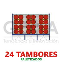 Bodega Sustancia y Residuos Peligrosos 24 Tambores pale