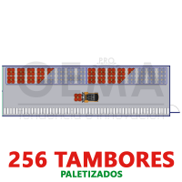 Bodega Sustancia y Residuos Peligrosos 256 Tambores pale