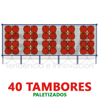 Bodega Sustancia y Residuos Peligrosos 40 Tambores pale