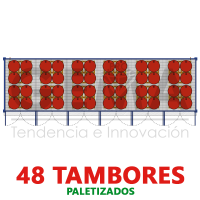 Bodega Sustancia y Residuos Peligrosos 48 Tambores pale