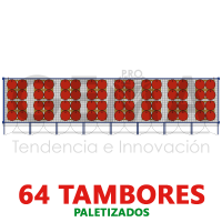 Bodega Sustancia y Residuos Peligrosos 64 Tambores pale